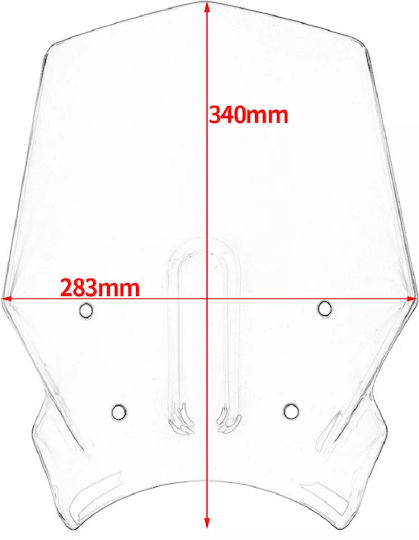 Honda Motorcycle Windshield & Windscreen Tinted Visor for Honda CB1000R TZ-2785-SMK