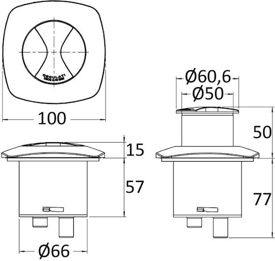 Borea Push Up Osculati Navigation Light Boat Up To 20 Meters