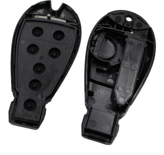 Foldable Remote Control Shell with 3 Buttons for Jeep / Chrysler / Smart
