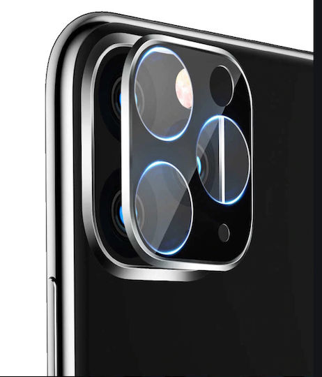 Cover Aluminum Protector Προστασία Κάμερας Μεταλλικό Πλαίσιο Ασημί για το iPhone 11 Pro / 11 Pro Max
