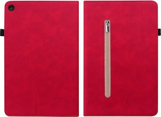 Flip Cover Δερμάτινη Κόκκινη (Lenovo Tab M10 10.1 3rd Gen)