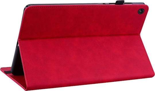 Flip Cover Δερμάτινη Κόκκινη (Lenovo Tab M10 10.1 3rd Gen)