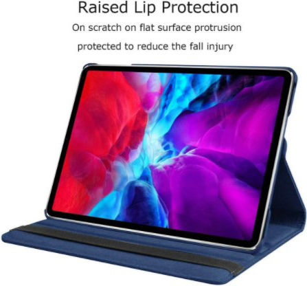 iPad Pro 11 Air 4 Flip Cover Leather Rotating Blue for Apple iPad Pro 11 / Air 4 10.9