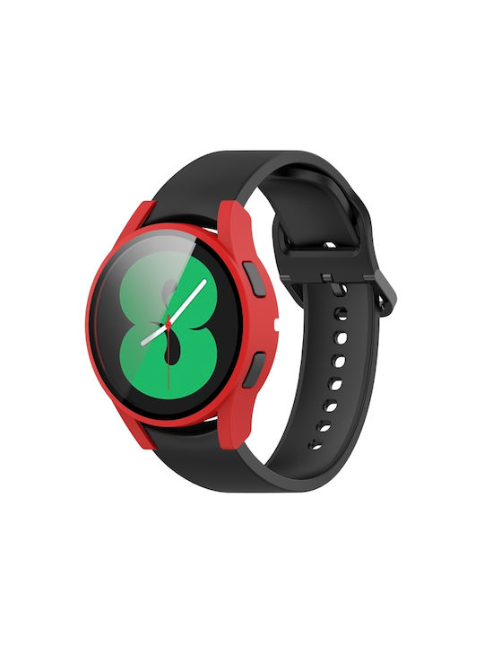 Watch4 Protective Plastic Case in Red color for Samsung Galaxy Watch4