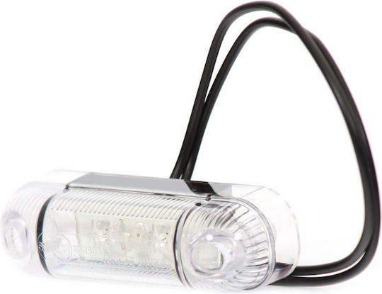 Led Side Marker Truck Volume Light Orange Was 12v-24v 3led Smd