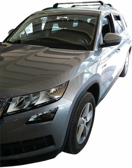 Nordrive Μπάρες Οροφής Αλουμινίου για Skoda Kodiaq 2017+ (Σετ με πόδια)
