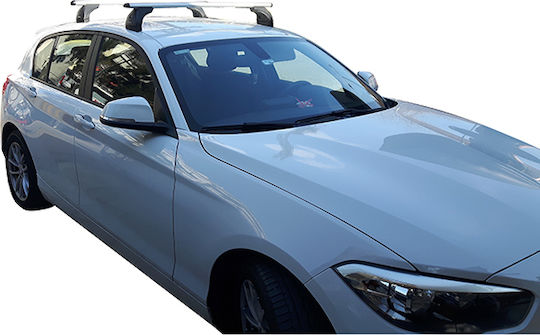 Nordrive Aluminum Car Roof Bars for BMW Series 1 5D 2011+ Set with Roof Rack Legs MPBMWF2001