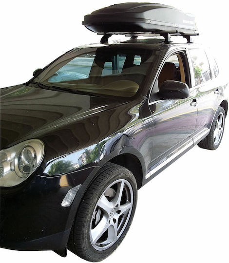 Nordrive Dachstangen Aluminium für Porsche Cayenne 2003-2010 (mit Dachträgerfüßen und Schloss)