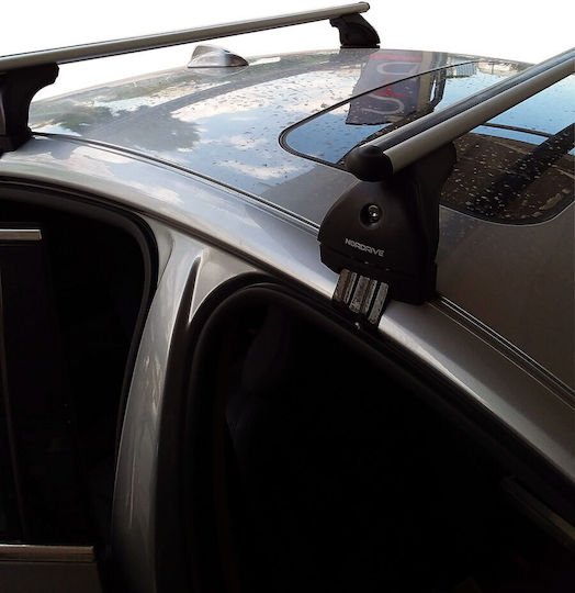 Nordrive Μπάρες Οροφής Αλουμινίου για Volvo S60 (Σετ με πόδια)