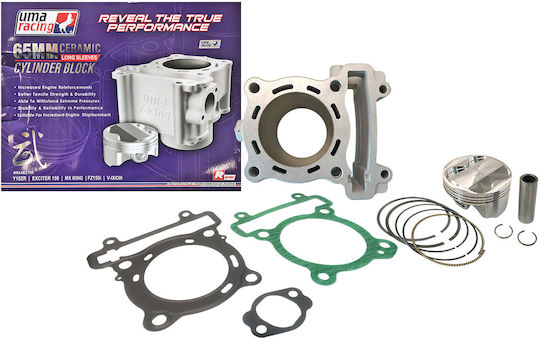 Uma Racing Motorcycle Pistons & Cylinders Set 65mm for Yamaha Crypton