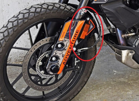 C-Racer Преден Предно Крило на Мотоциклет за KTM 390 Приключение Черен 1бр