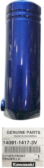 Kawasaki Left Side Front Fender Cover for Kawasaki KAZE R 115 Blue 1pcs