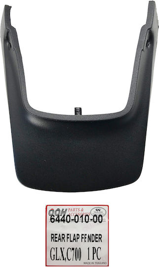 Ooh Motorcycle Wheel Mudguard for Honda GLX Black 1pcs