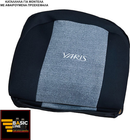 Front Car Covers 2pcs Towel Black