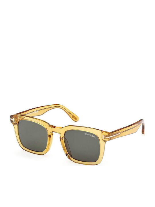 Tom Ford Sunglasses Κίτρινα with Acetate Frame & Green Lens