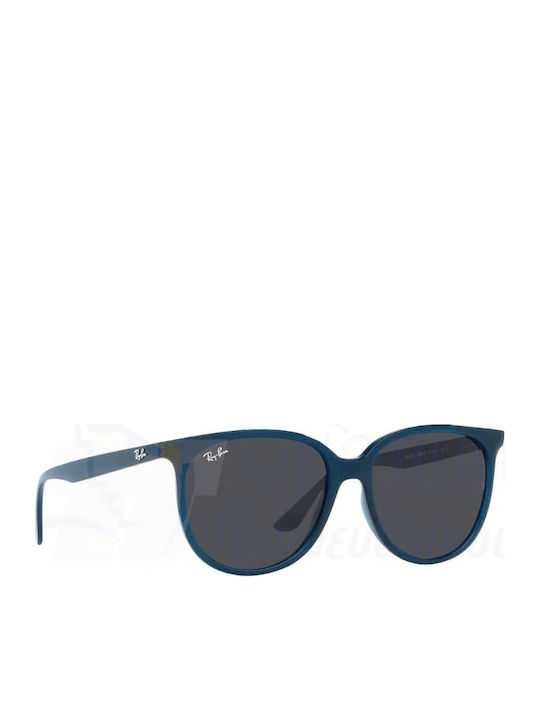 Ray Ban Γυναικεία Γυαλιά Ηλίου με Μπλε Κοκκάλινο Σκελετό και Μαύρο Φακό RB4378 669487