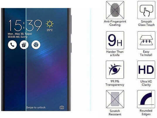 0.33mm Gehärtetes Glas (Xiaomi Mi A3 Lite)