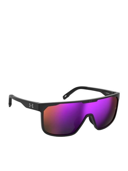 Under Armour Unisex Ochelari de soare cu Negru Cadru și Violet Oglindă Lentilă 3H2/34