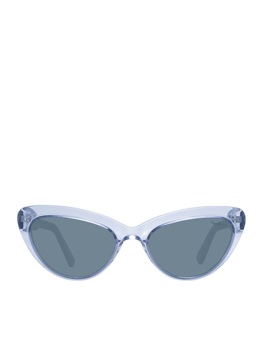 Pepe Jeans Nassau Women's Sunglasses with Gray Plastic Frame and Green Lens PJ7428-946