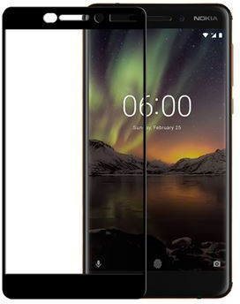 2.5D 0.3mm Tempered Glass 2τμχ Μαύρο (Nokia 6)