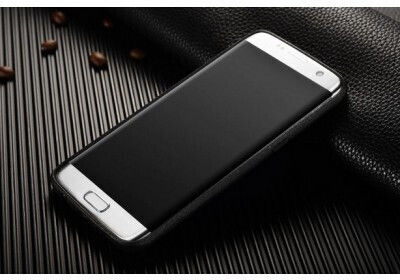 Tech-Protect Back Cover Piele artificială Negru (Galaxy S8)
