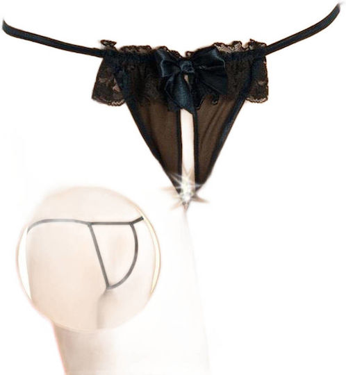 Softline 2349 String Γυναικείο Sexy String Αυτοκινήτου Black