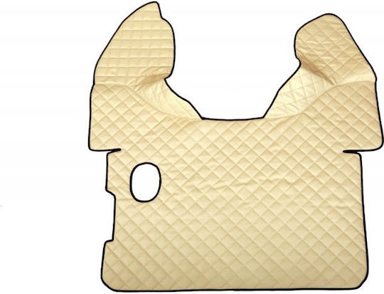King Interior Σετ Μπροστινά και Πίσω Πατάκια 3τμχ για DAF XF 2007-2012 Μπεζ