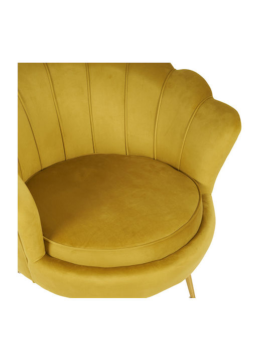 Daimon Catifelat Yellow-gold 79x74x78cm