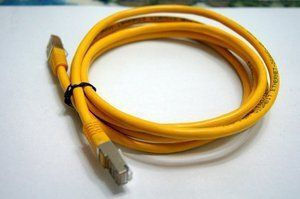 Telegärtner S/FTP Cat.6a Ethernet Network Cable 10m Yellow 1pcs