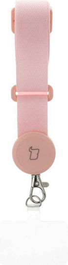 Bizon Accessories Phone Strap Leash Dragonfly Pink