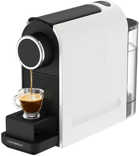 DictroLux Expressa Καφετιέρα για Κάψουλες Nespresso Πίεσης 20bar Μαύρη