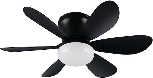 Trio Lighting 53cm Μαύρος