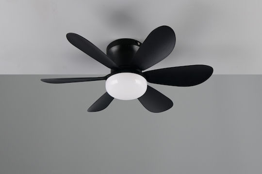 Trio Lighting 53cm Μαύρος