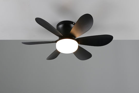 Trio Lighting 53cm Μαύρος