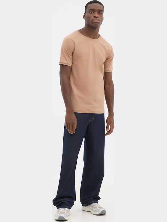 Bluza Tricou Cu Mânecă Scurtă Cămilă