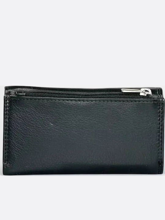 Leder Schlüsselhalter Calfnero 6 Ringen – Schwarze F1750 Leder Schlüsselhalter Calfnero 6 Ringen – Schwarze F1750