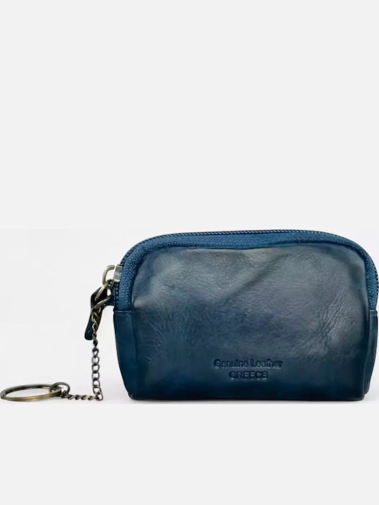 Titularul Cheii Din Piele Calfnero 8023w Albastru