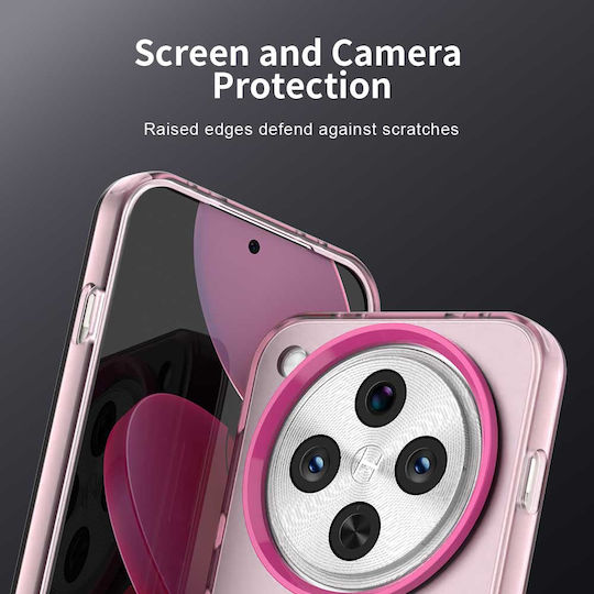 Techsuit Back Cover Σιλικόνης Ροζ (Oppo Find X8 Pro)