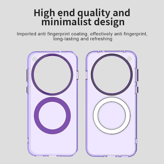 Techsuit Umschlag Rückseite Silikon Lila (Oppo Find X8 Pro)
