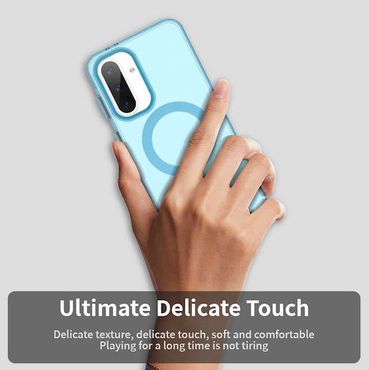 Techsuit Umschlag Rückseite Silikon Blau (Galaxy A56)