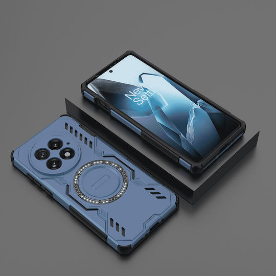 Techsuit Umschlag Rückseite Kunststoff Blau (OnePlus 13)