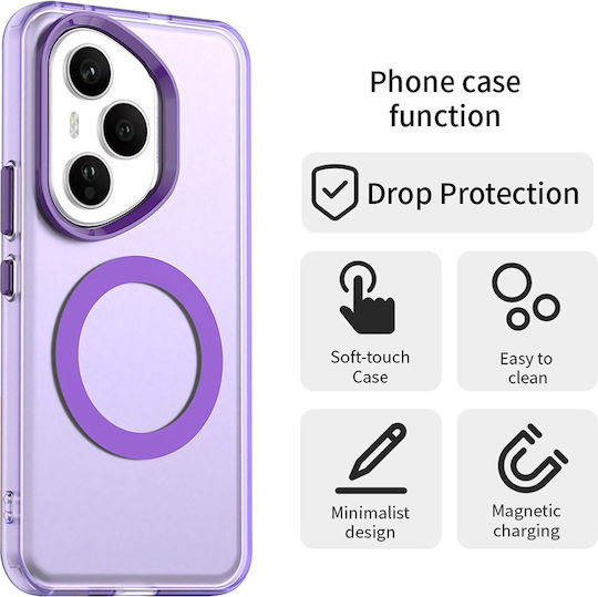 Techsuit Back Cover Σιλικόνης Μωβ (Honor 400 Pro)