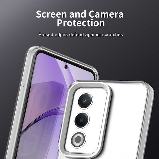 Techsuit Umschlag Rückseite Silikon Weiß (Oppo A80 5G)