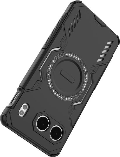 Techsuit Задна корица Пластмаса Черен (OnePlus Nord 4)