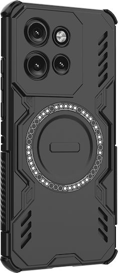 Techsuit Back Cover Plastic Black (Motorola Edge 50 Neo / Edge 60 Neo)