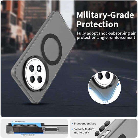 Techsuit Back Cover Σιλικόνης Μαύρο (Galaxy A40Oppo A60)