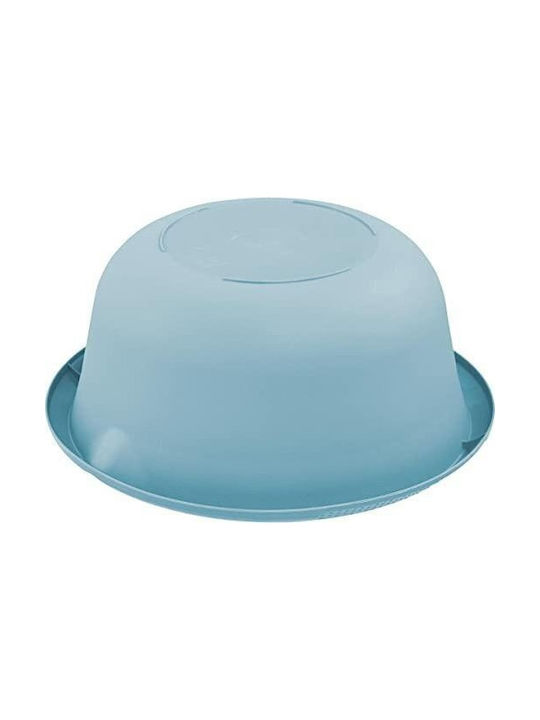 Keeeper Servierschüssel Rund Kunststoff Blau mit Durchmesser 24cm