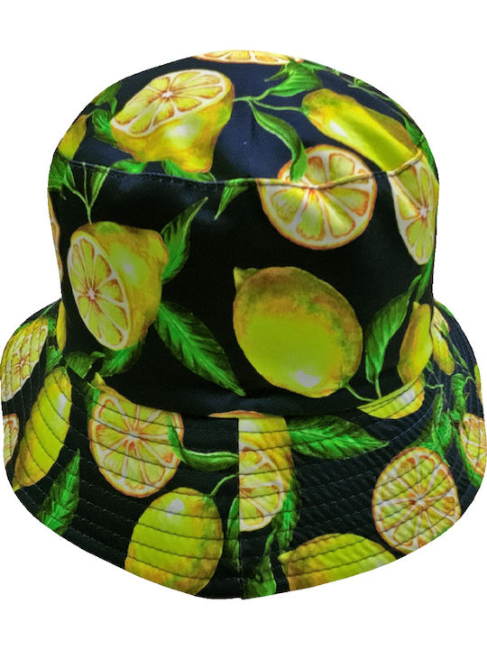 Brims and Trims Υφασμάτινo Ανδρικό Καπέλο Στυλ Bucket Μαύρο