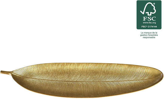 The Home Deco Factory Wooden Oval Decorative Tray 12pcs
