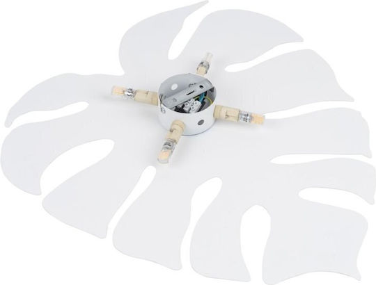 TK Lighting Leuchte Wand mit Fassung G9 Weiß